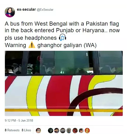 Elderly Bus Driver Harassed by Men Who Can’t Identify Pak Flag