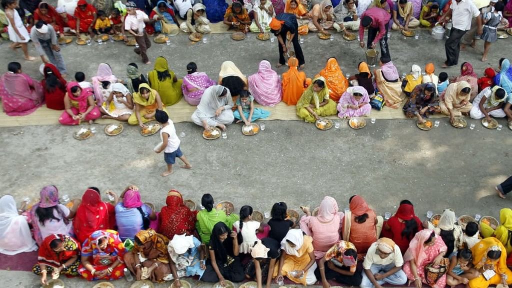 File photo of devotees eating <i>langar</i> in Punjab. Image used for representational purposes.