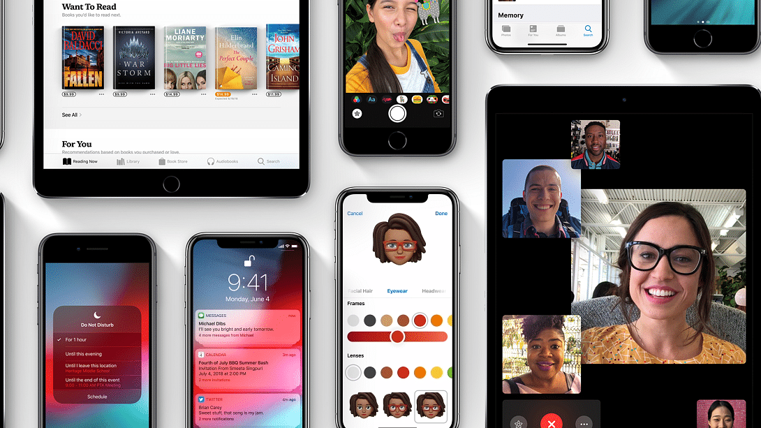 The iOS 12 introduces new features like the Memoji and improved AR.