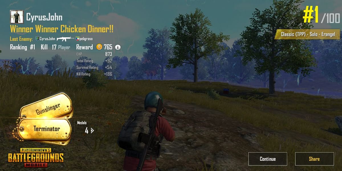 My online multiplayer mobile game experience of PUBG aka PlayerUnknown’sBattlegrounds.