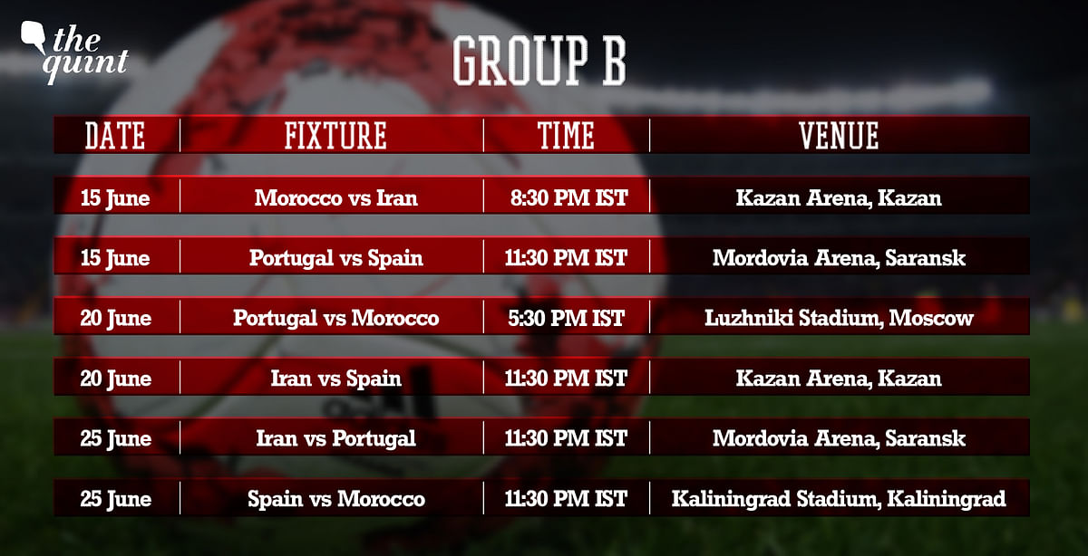  Iran and Morocco are the other two teams in the group who might spoil the party for Spain and Portugal.