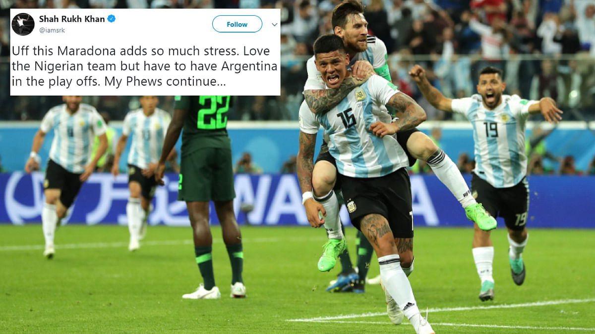 FIFA WC: Shah Rukh Leads Celebs Tweeting About Argentina Triumph