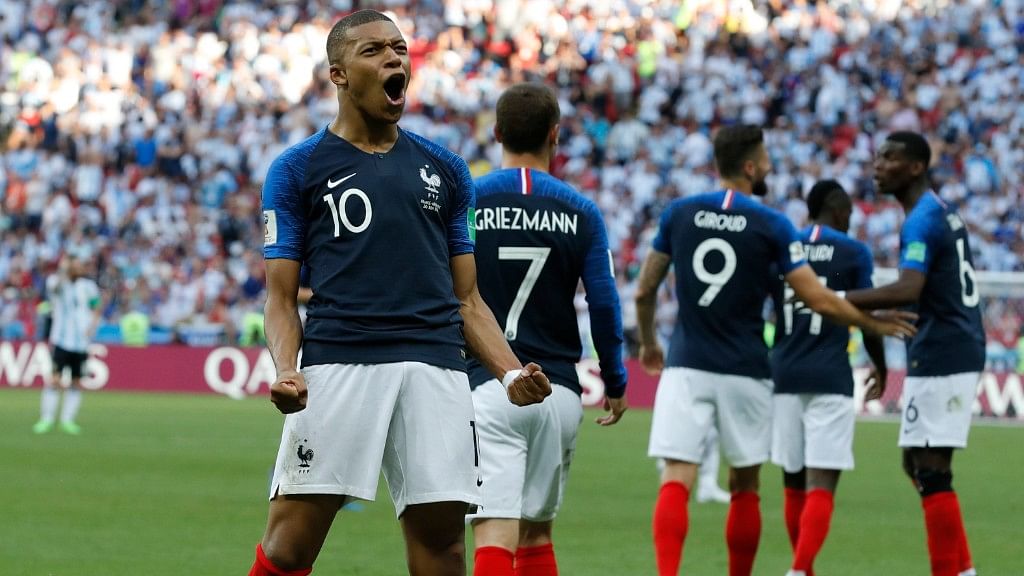 Mbappe became the first teenager since 1958 to score a brace in a world cup match.