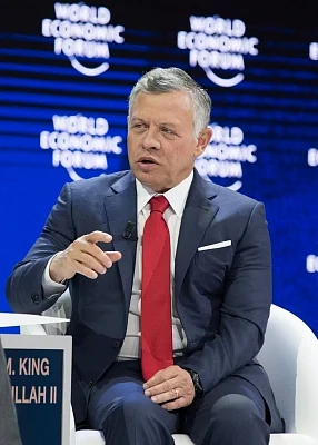 King Abdullah II. (Xinhua/Xu Jinquan/IANS)