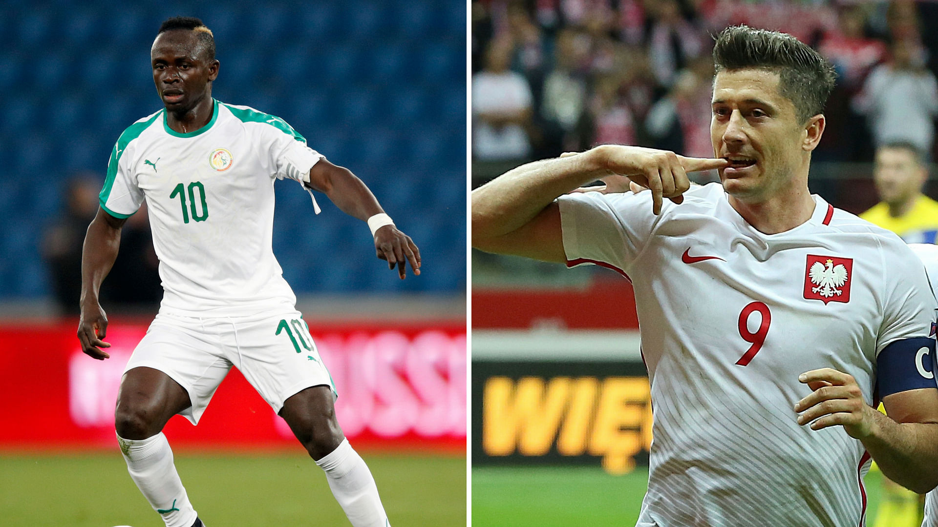 Both forwards will look to be game-changers in their face off. Lewandowski (right) is a prolific striker whereas Mane plays across the front of the formation.