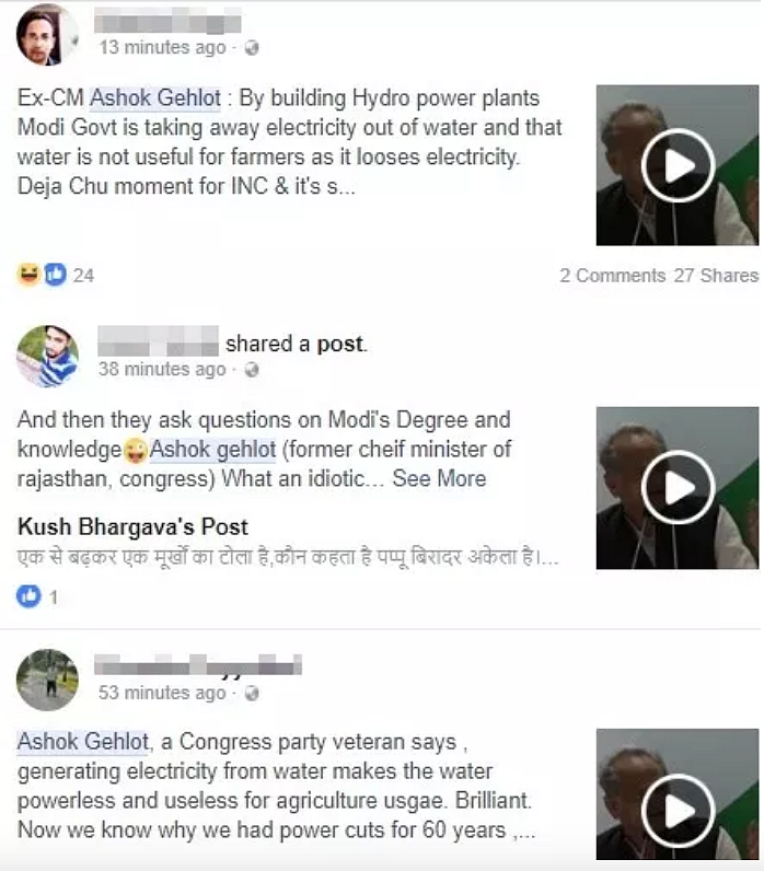 No, Gehlot Didn’t Say Creating Power Can Remove Energy From Water