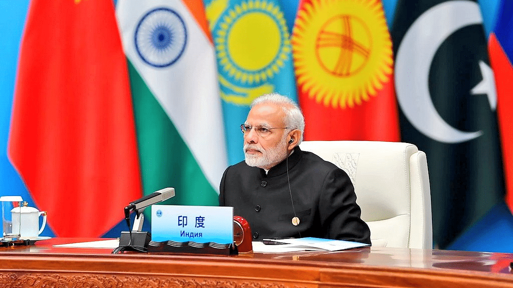 Prime Minister Narendra Modi at the SCO Summit in Qingdao, China