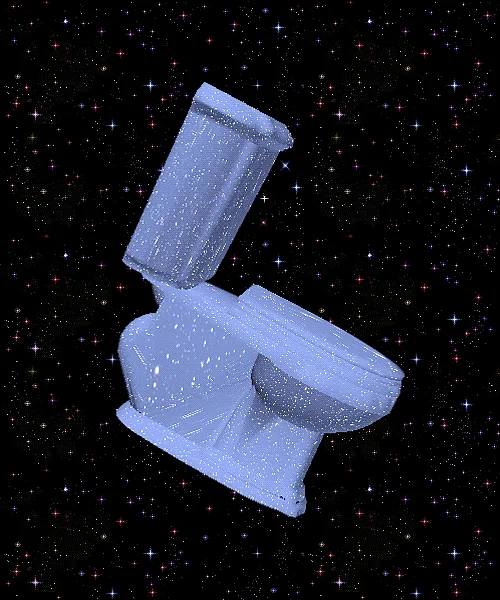 A first-class latrine. 