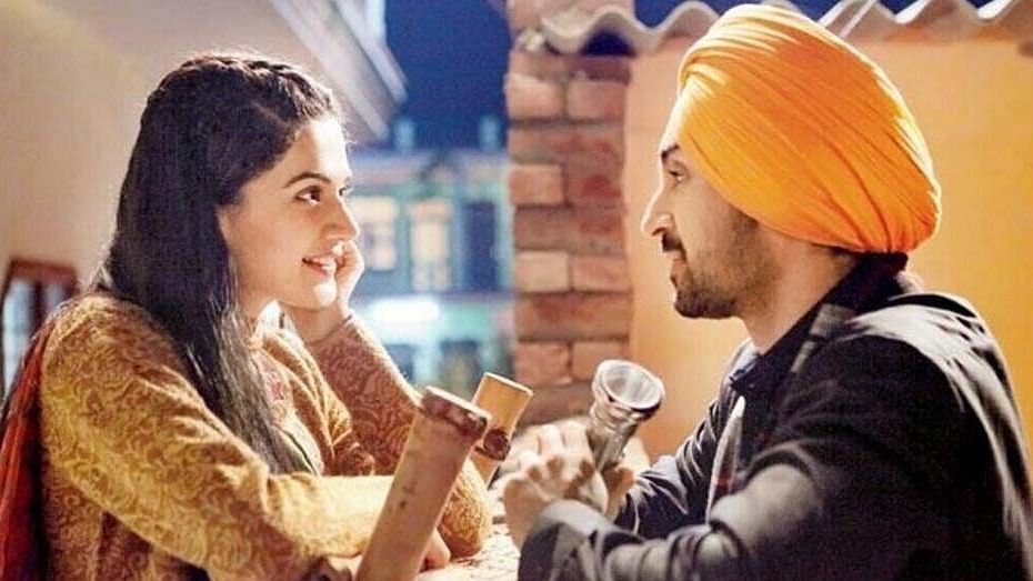 Taapsee Pannu and Diljit Dosanjh in a still from <i>Soorma</i>.&nbsp;
