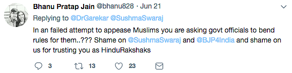 As Trolling Over Passport Issue Intensifies, Swaraj ‘Likes’ Tweets