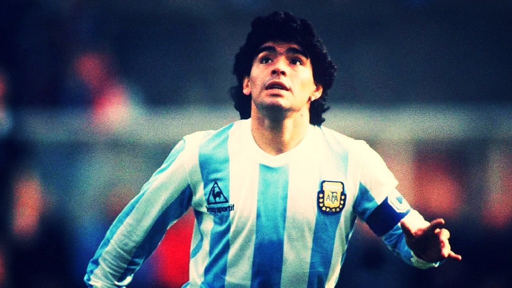 File photo of Diego Maradona.