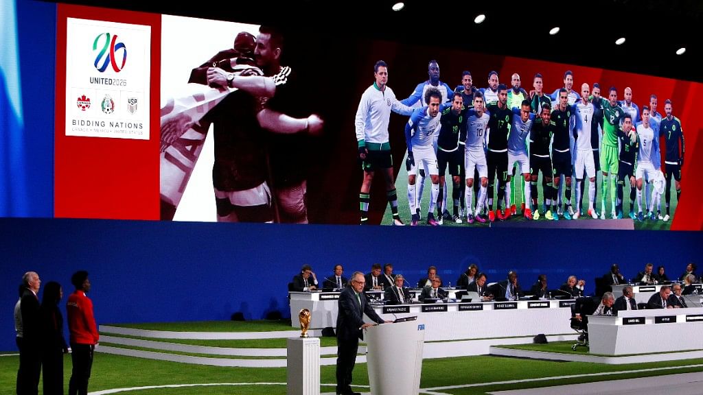 The FIFA congress in Moscow on Wednesday.