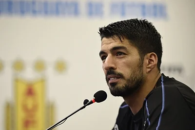 Luis Suarez. (Xinhua/Nicolas Celaya/IANS)