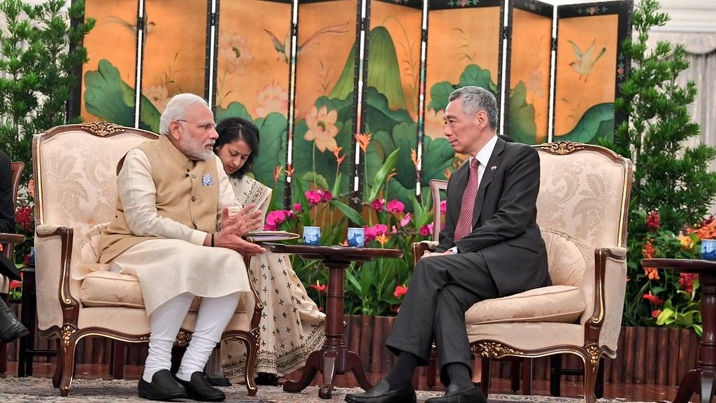 Prime Minister Narendra Modi and his Singaporean counterpart Lee Hsien Loong agreed to improve ties between India and Singapore.