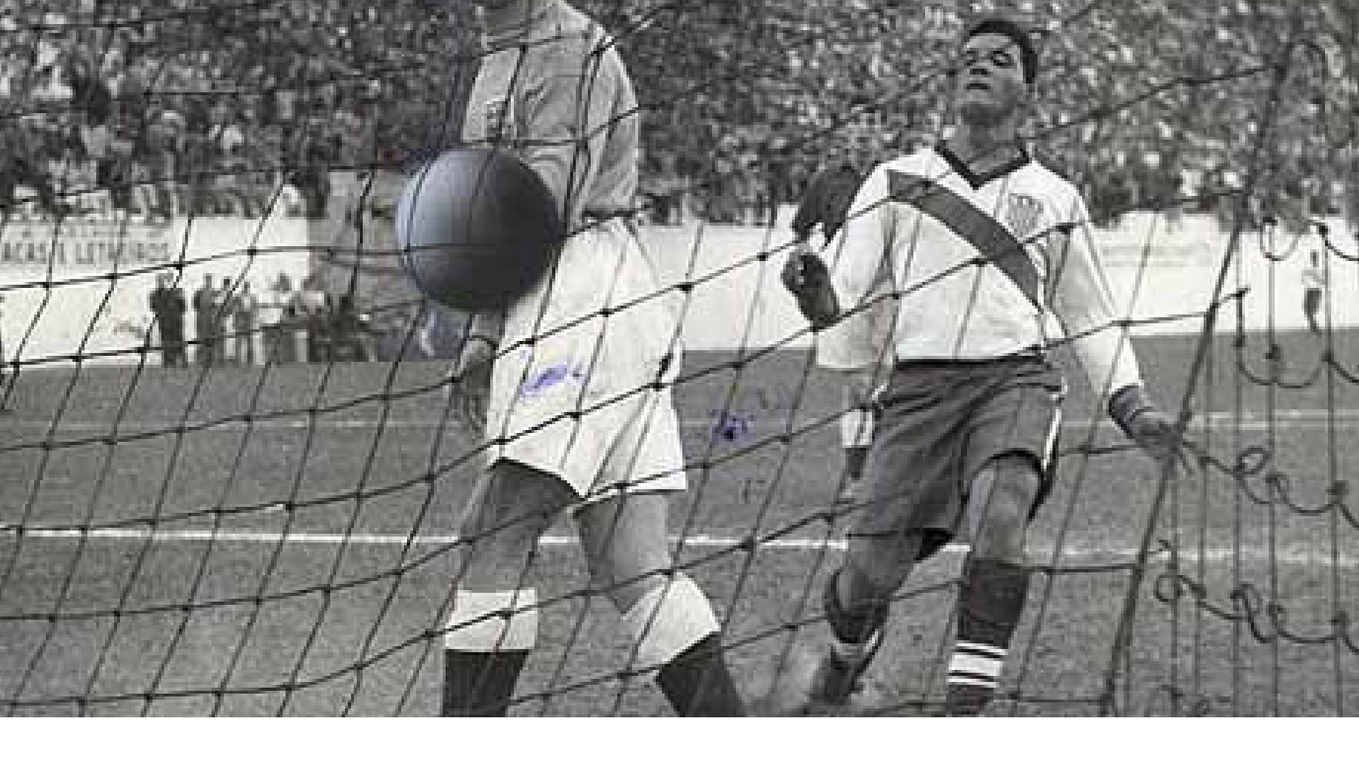 Back of the net: USA striker Joe Gartjens scores the only goal as England lost 1-0 in the 1950 World Cup. Gartjens was Haitian just like the current USA striker Jozy Altidore.