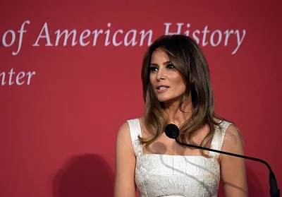 U.S. First Lady Melania Trump. (Xinhua/Yin Bogu/IANS)