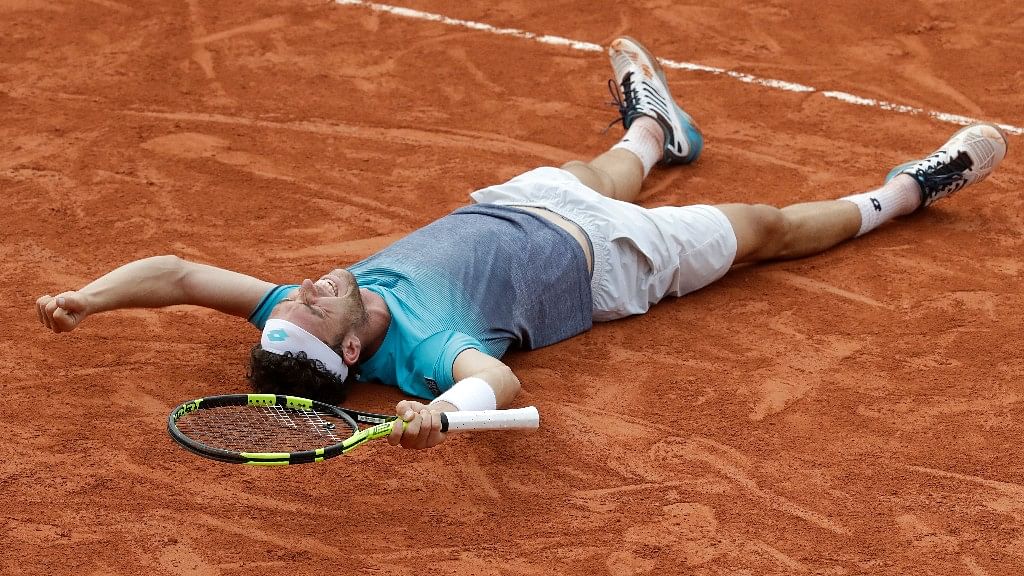 Marco Cecchinato became the first Italian man to reach a Grand Slam semi-final in 40 years.
