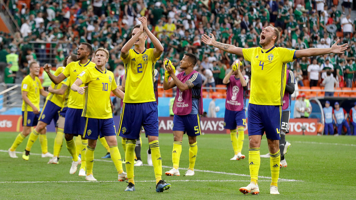 FIFA WC 2018: Sweden Stun Mexico With a 3-0 Win to Top Group F