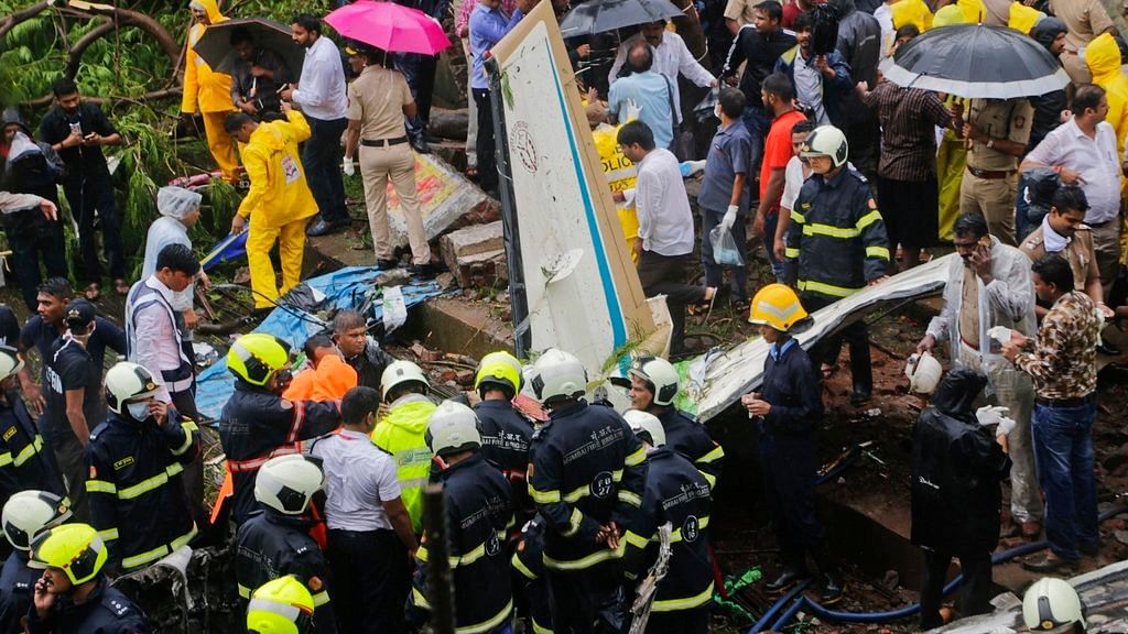 A small chartered plane crashed in a busy area of Mumbai on Thursday, 28 June killing at least five people.