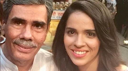 Saina Nehwal celebrates Father’s Day with a sweet photo of her with her father.