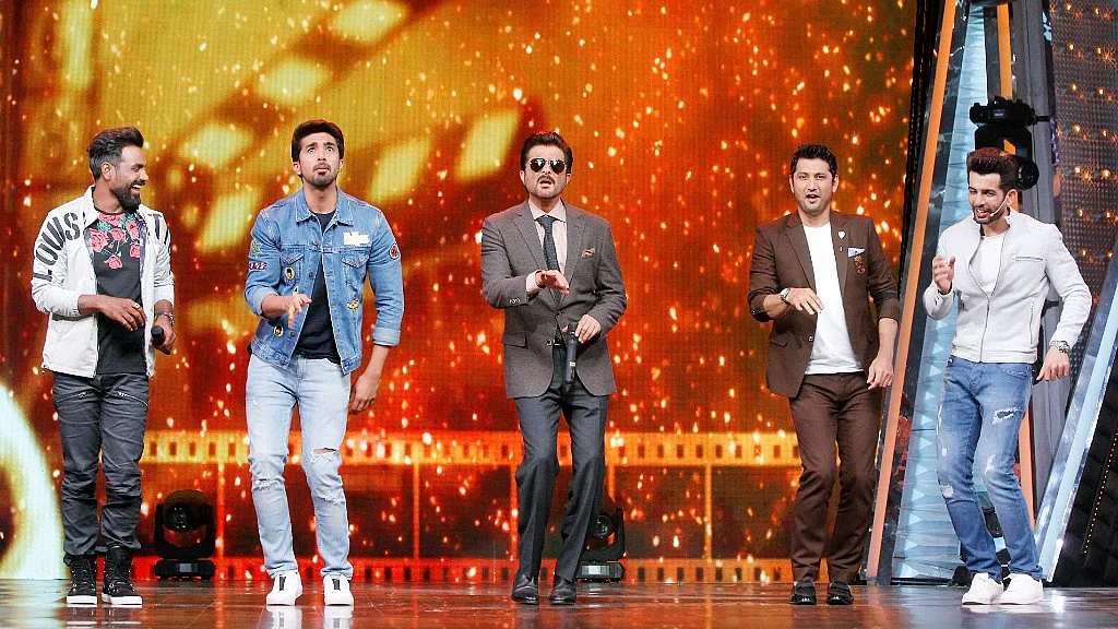 Remo D’Souza, Saqib Saleem, Anil Kapoor promote <i>Race 3.</i>