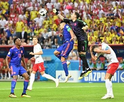 KAZAN, June 24, 2018 (Xinhua) -- Colombia