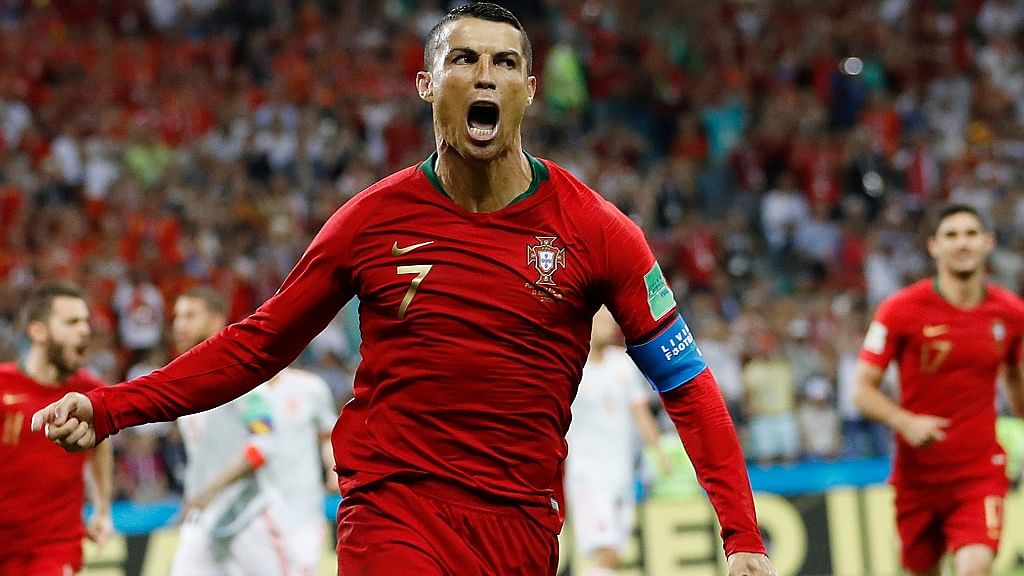 Portugal’s Cristiano Ronaldo became the first player to score in eight consecutive major international tournaments.