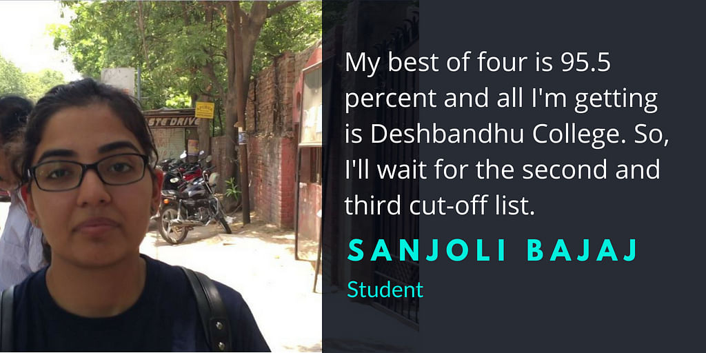 The first DU cut-off list  has disappointed those who’ve missed making it to top-notch colleges by just few marks.