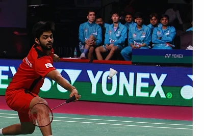 B.S.Praneeth. (Photo: IANS)