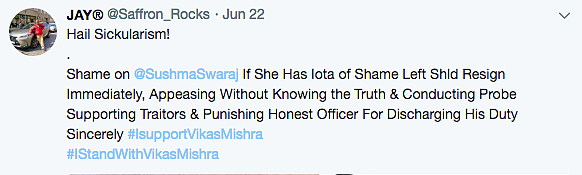 As Trolling Over Passport Issue Intensifies, Swaraj ‘Likes’ Tweets