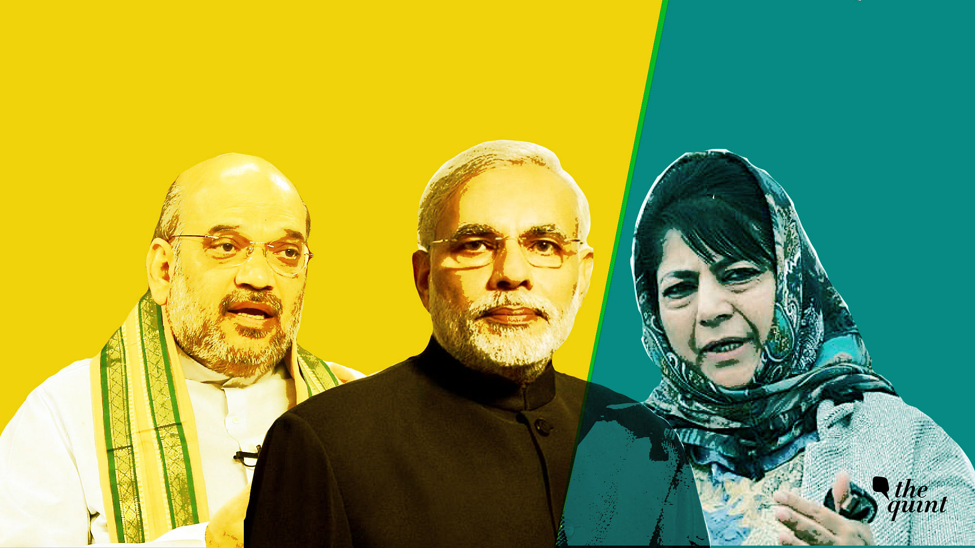 The BJP pulled out from an alliance with PDP in Jammu and Kashmir on 19 June.