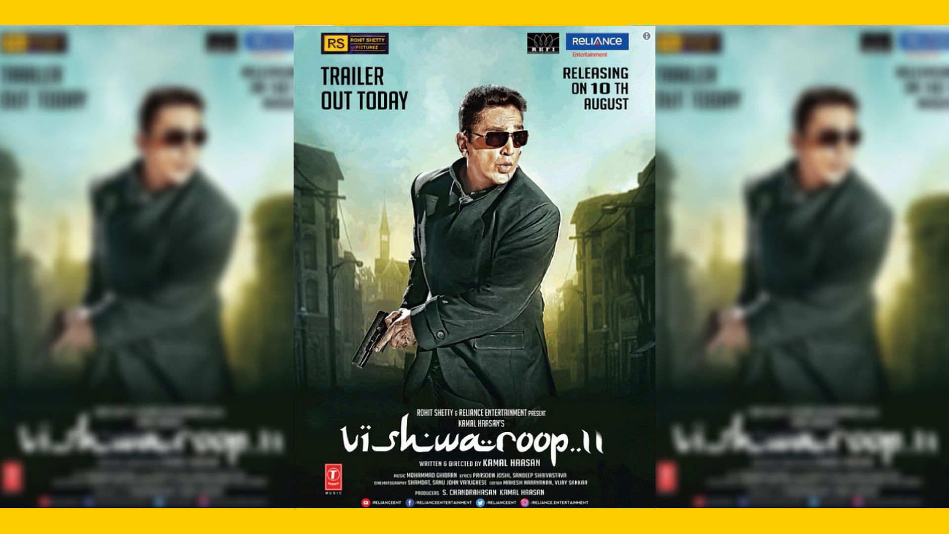 Kamal Haasan’s look in<i>Viswaroopam 2</i>.&nbsp;