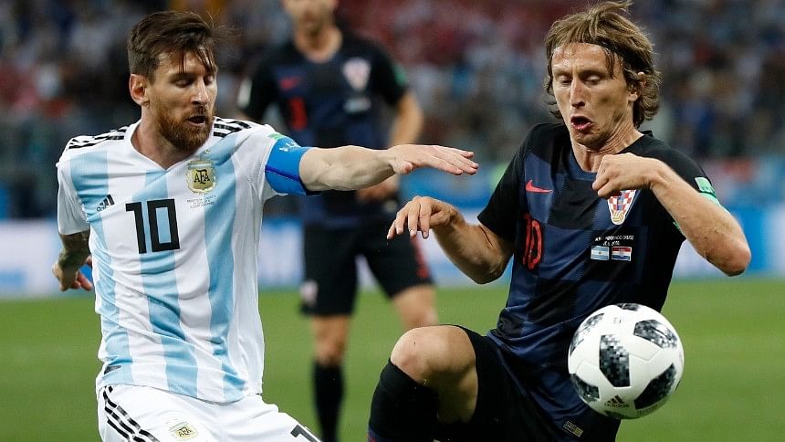 Second-half goals from Ante Rebic, Luka Modric and Ivan Rakitic sealed a deserved victory for the Crotians