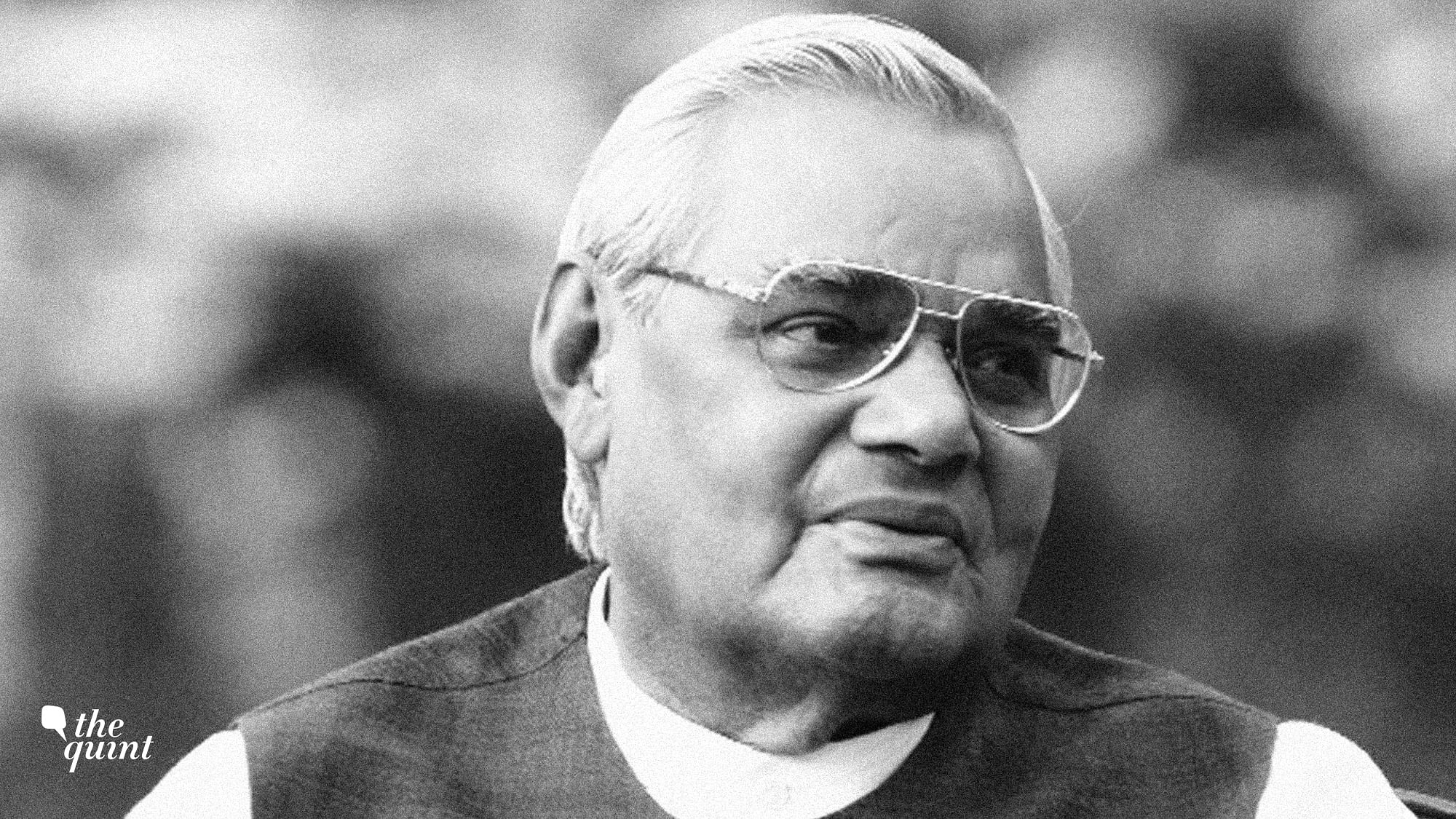 Former Prime Minister Atal Bihari Vajpayee.