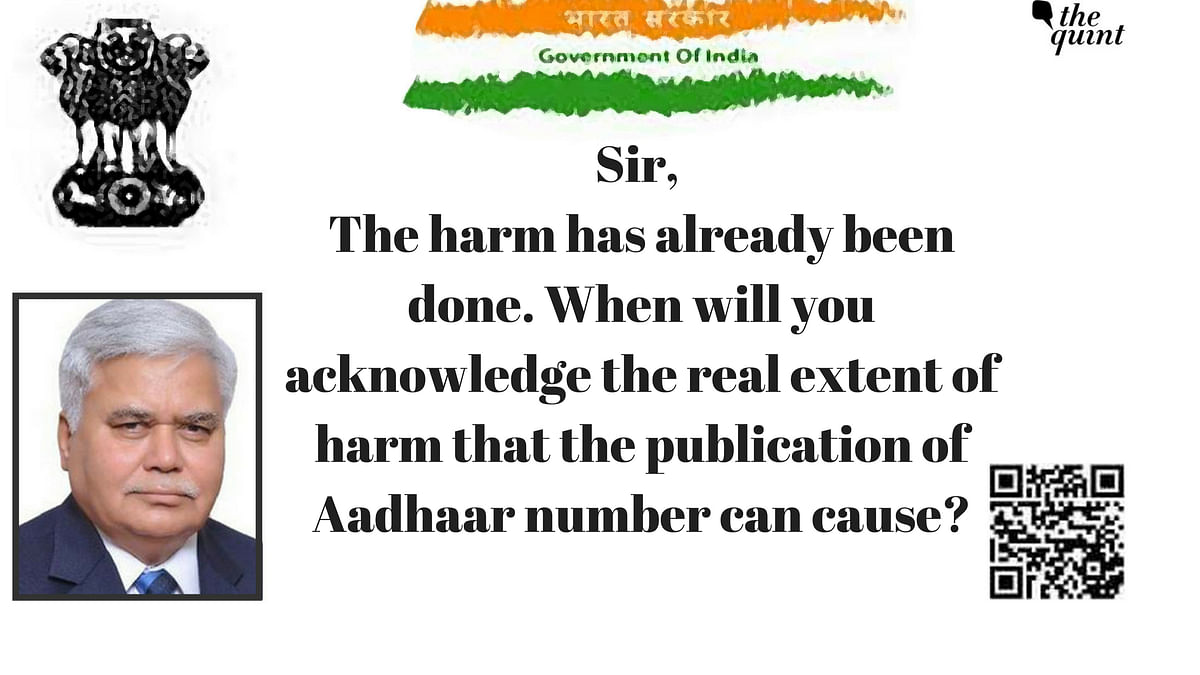 RS Sharma has claimed he “has not lost the challenge” and makes  claims about Aadhaar which warrants questions.