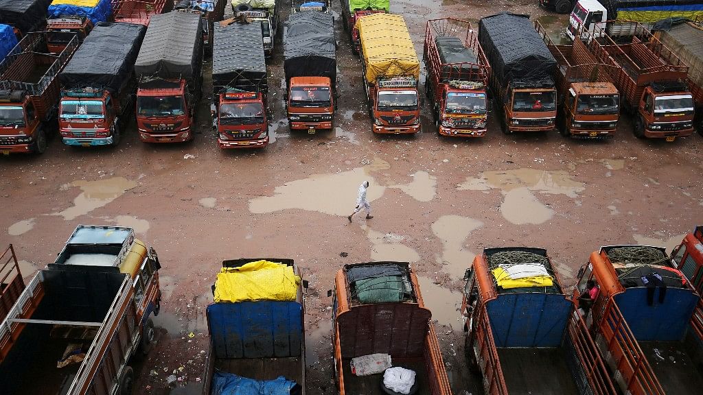 The annual bribe amount in trucking operations stands at around Rs 47,852.28 crore.