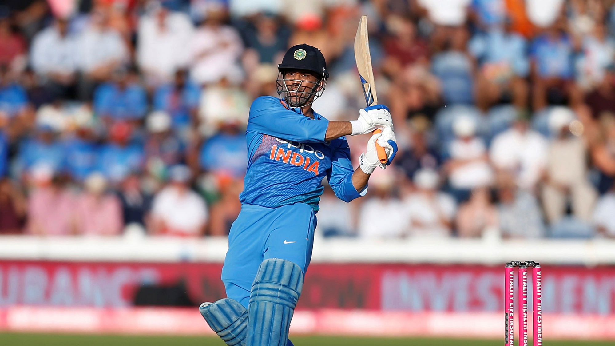 MS Dhoni reached the 10,000-run mark in ODIs on Saturday.&nbsp;
