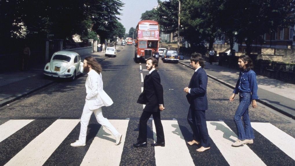 The original album cover of <i>Art of Crossing Abbey Road.</i>