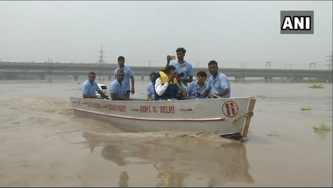 The Yamuna touched the highest level in five years on Sunday, 29 July, a day after it had breached the danger mark.