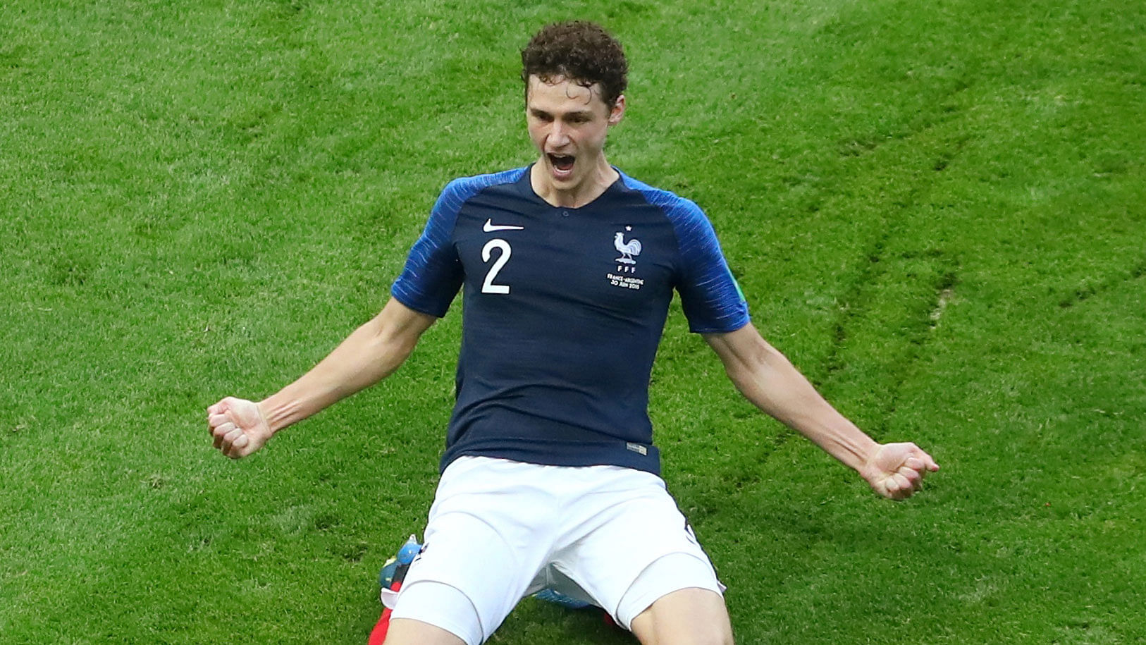 Benjamin Pavard France Argentina goal 2018