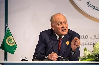 Arab League Secretary General Ahmed Aboul-Gheit (Xinhua/Meng Tao/IANS)