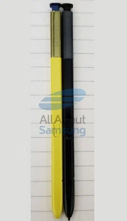 The S pen on the Note 9 as compared to the one in the Note 8.