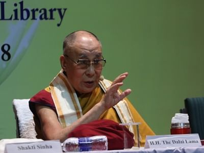 Tibetan spiritual leader the Dalai Lama. (Photo: Ã¢Â€Â‹Bidesh Manna/Ã¢Â€Â‹IANS)