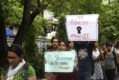 Kolkata: Jadavpur University students go on indefinite hunger strike to protest against university authorities