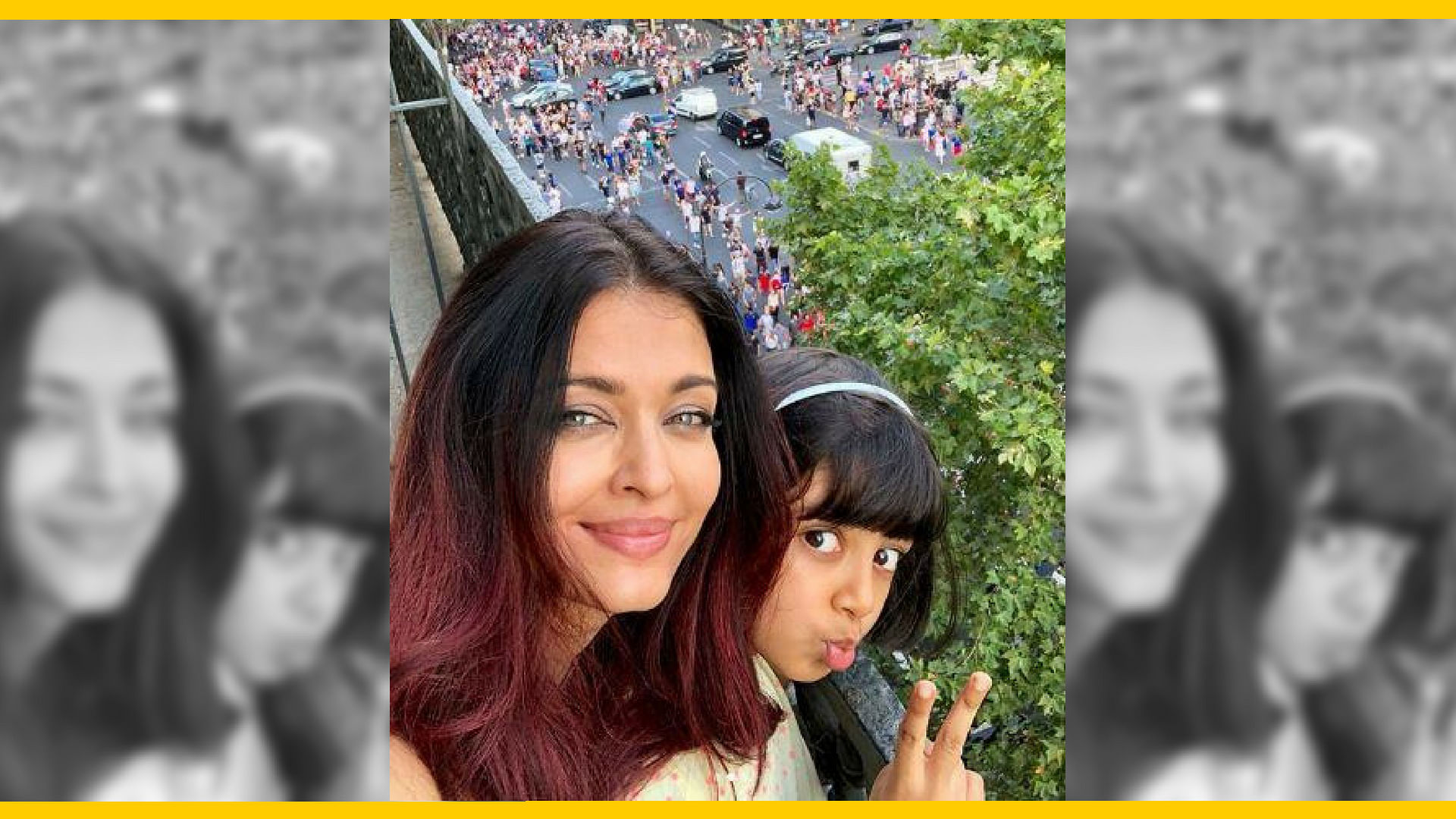 Aishwarya Rai Bachchan posts a selfie in Paris with daughter Aaradhya after France’s big win.