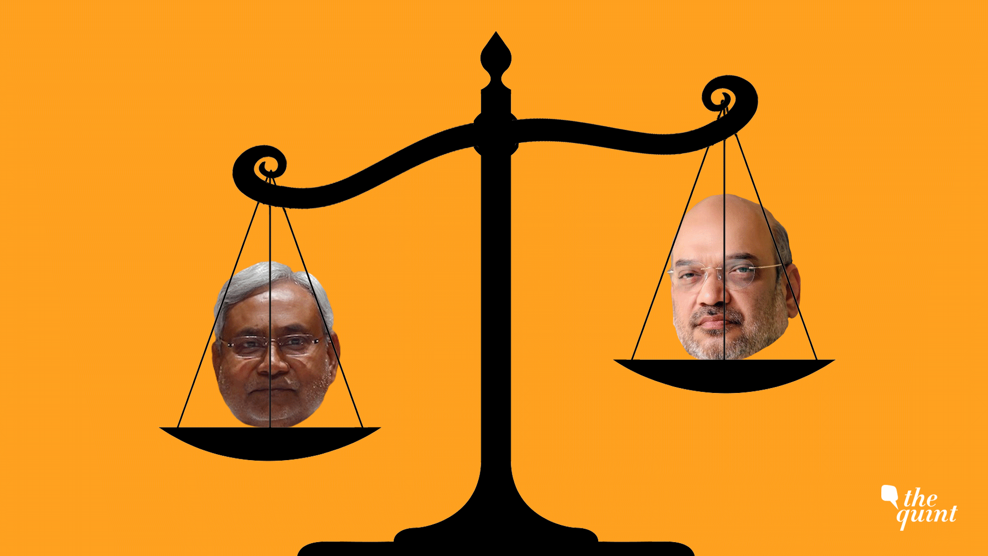 Bihar Chief Minister Nitish Kumar and BJP President Amit Shah. Image used for representational purposes.