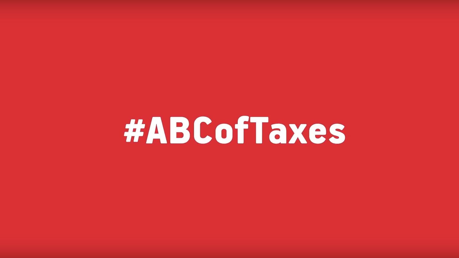 Learn your #ABCofTaxes