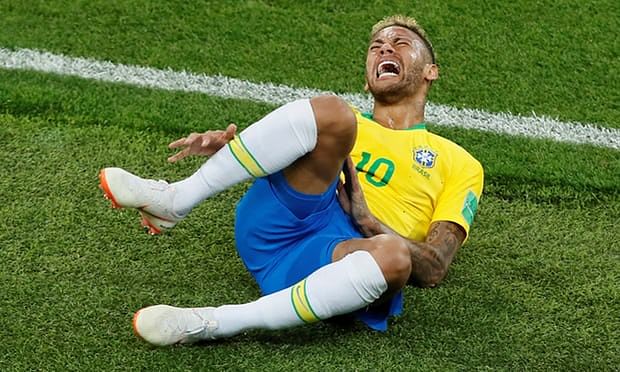 Twitterati take an unapologetic dig at Neymar’s overreaction during Brazil’s game against Mexico.