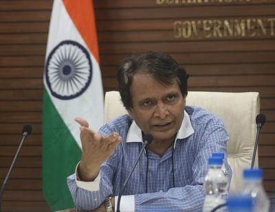 Union Commerce and Industry and Civil Aviation Minister Suresh Prabhu. (Photo: IANS)