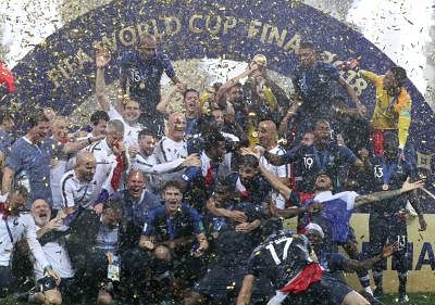 Bollywood's football fans hail France's victory